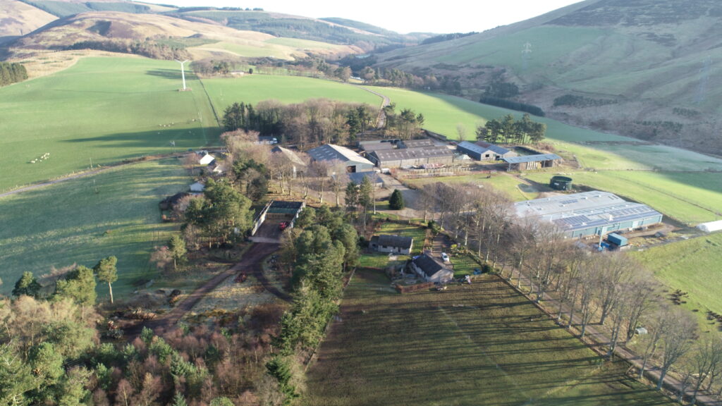 Glensaugh research farm, drone mage, Innovation centres